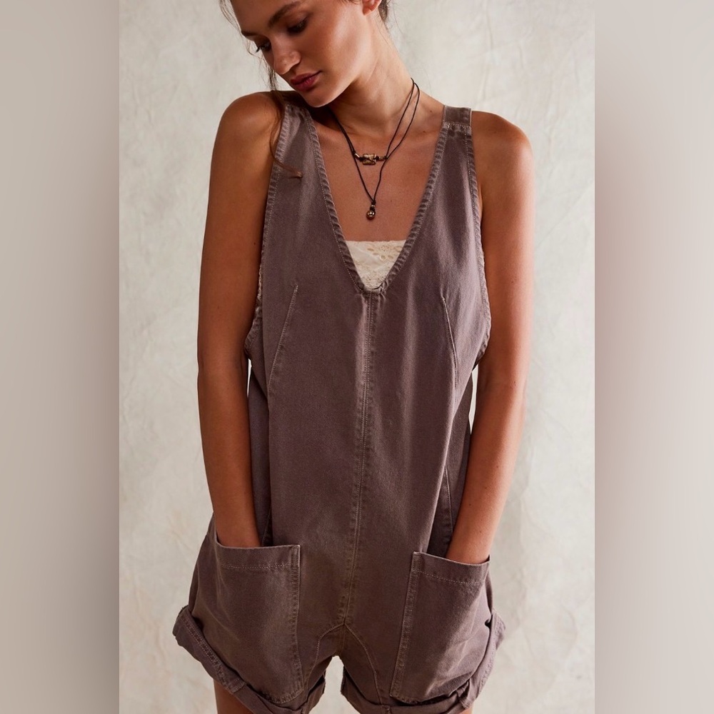 We the Free High Roller Shortall shorts overalls